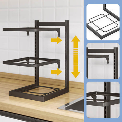 Multipurpose kitchen shelves