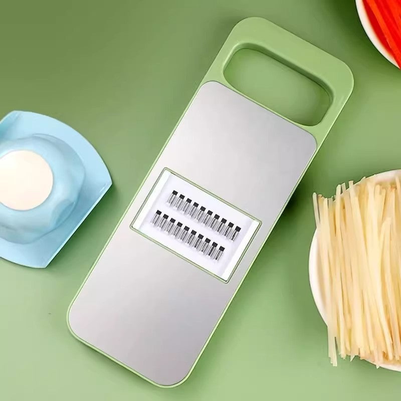 Multifunctional Safe Vegetable Slicer - Multi-blade Cutting, Anti-slip Design, Easy to Clean（Includes Five Different Blades）