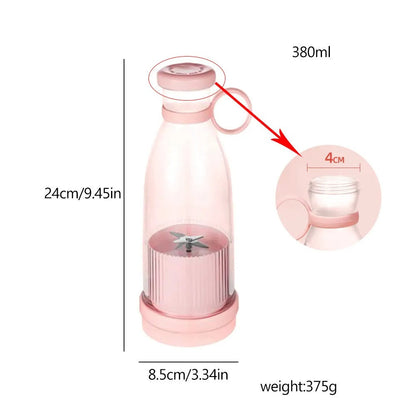 Portable Wireless Blender For Fresh Smoothies / USB Rechargeable